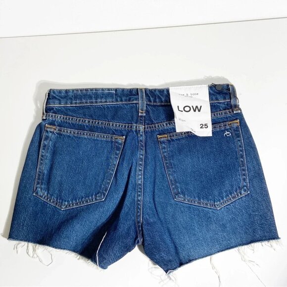 NWT Rag & Bone Dre Low Rise Jean Denim Shorts in Cambria Blue size 31 - Picture 4 of 7